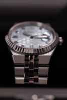 Montre analogique saphir à fermoir déployant, acier inoxydable, étanche 5 ATM, Alexander Ferros 8272S/13, mécanique, élégante, 37,5 mm