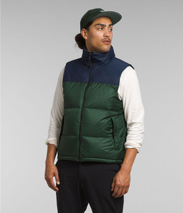 Unisex Eco-Friendly Winter Casual <b>Vest</b> Stand-Up Collar Zipper Closure Windproof Polyester/Nylon Outerwear Adult Size - Product Image 2