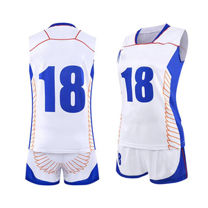 Conjunto de Uniforme de Voleibol Unisex Personalizado sin Mangas para Partido y Entrenamiento |   Impresión de Nombre y Número - Product Image 5
