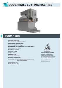 เครื่องตัดแป้งรุ่น RSBM 1500 สำหรับร้านเบเกอรี่และโรงงานผลิตอาหาร ลดราคาพิเศษ พร้อมจำหน่ายในราคาที่แข่งขันได้ - Product Image 6
