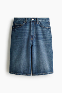 Shorts en jean vintage pour hommes, coupe droite, respirants, 100 % coton, délavage clair, style streetwear, taille mi-haute, pour la mode urbaine, vente en gros - Product Image 5