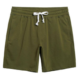 Shorts de sport respirants de qualité supérieure pour hommes, couleur unie, avec cordon de serrage, design brodé personnalisé, pour la course à pied - Product Image 2