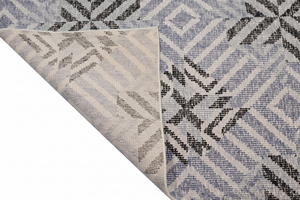 Custom Eco-Friendly Non-Slip Wool <b>Thick</b> Pile Ivory <b>Grey</b> Solid Color Area <b>Rug</b> for Hotel and Living Room - Product Image 6