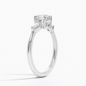 Anillo BOJ 0106 con Corte Redondo, Plata 925, Engaste de Puntas Tipo Cometa, Anillo Solitario con Diamante de 2ct, Color D, VVS1, Moissanita Certificada por GRA, en Oferta - Product Image 2