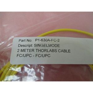 Cable SINGELMODE de 2 Metros THORLABS P1-630A-FC-2 - Equipo y Piezas de Semiconductores de Confianza de Marca Global - Product Image 1