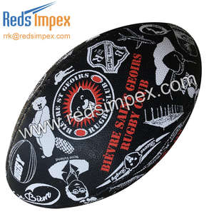 Mini Balón de Rugby Promocional Hecho de Caucho Sintético, Balón con Logotipo Totalmente Personalizable, Ideal para Eventos Corporativos y Promoción Deportiva - Product Image 3