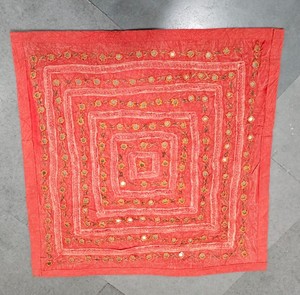 <b>Indian</b> Cotton Mirror Work <b>Cushion</b> <b>Cover</b> Handmade Embroidery Pillow <b>Cover</b> Bohemian Textile Bulk Wholesale Manufacturer Home Decor - Product Image 2
