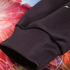 Sweat-shirt à capuche slim fit pour homme, impression par sublimation, design abstrait coloré, manches régulières, tricoté en polyester, vêtement décontracté pour l'automne - Product Image 2
