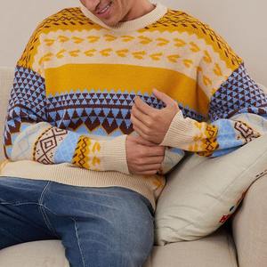 Nouveaux pulls pour hommes, style hiver tendance, de haute qualité, épais, chauds, en cachemire - Product Image 6