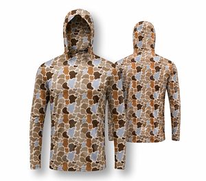 Camisa de Manga Larga con Capucha y Camuflaje para Pesca Submarina con Patrón de Ocultación - Product Image 1