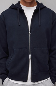 เสื้อฮู้ดซิปผู้ชายคุณภาพสูง ผ้าฝ้ายหนานุ่ม สไตล์สตรีทแวร์ - Product Image 3