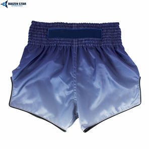 Professional Sporty High Waist MMA Training Fight Shorts Men Vintage Solid Lightweight Woven Satin Fabric Drawstring Quick Dry - Product Image 2