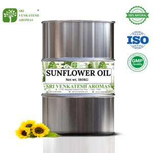 Huile de tournesol non raffinée |   Huile végétale naturelle pour les soins personnels et les produits ménagers |   Non de qualité alimentaire - Product Image 3