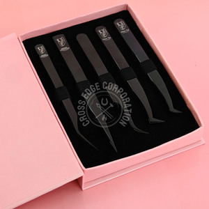 Private Label Eyelash Extension Isolation Straight Tweezers for Eyelash Extensions Easy to Graft Volume Lash Extension Tweezer - Product Image 1