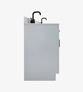 Meuble-lavabo double vasque OEM Timothy 67 pouces, 6 options de finition, vente en gros, usine du Vietnam - Product Image 3