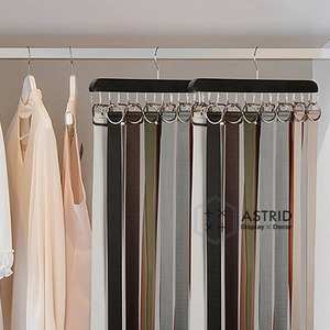 Astrid 36,5 CM 14 crochets en bois, support de présentation personnalisé avec logo pour perruques et extensions capillaires pour salon - Product Image 6