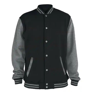 Chaqueta Varsity para Hombre al por Mayor, Personalizada con Impresión y Bordado, Tallas Grandes, Cuello Alto, Resistente al Viento, Transpirable, Estilo Urbano - Product Image 6