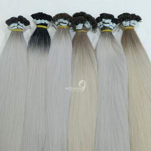 Human Vietnamese Extension Remy I Tip Keratin for Double Drawn Chemical Processing None Wholesale Price No Synthetic Vietnam - Product Image 4