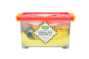Kit de Emergencia para Derrames Químicos de 20L con Caja de Almacenamiento Transparente para Seguridad en el Lugar de Trabajo - Product Image 2