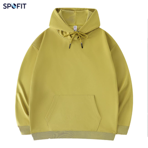 Sweat-shirts à capuche d'hiver personnalisés de haute qualité, avec logo au dos, en coton/fibre de bambou, écologiques, respirants, unisexes - Product Image 1