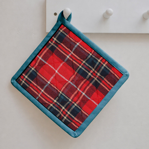 Fournisseur indien de porte-pots en coton 100% à motif de contrôle de qualité supérieure en toile de coton recyclé au prix de gros - Product Image 1