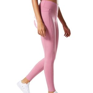 Leggings Capri pour femmes, coupe ajustée, taille haute, vêtements de sport, spandex/nylon, extensible dans quatre directions, pour la gym, le fitness et le yoga - Product Image 3