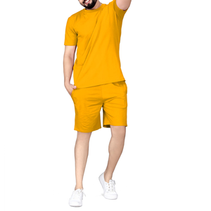 Nuevo Conjunto de Camiseta y Pantalones Cortos para Hombre, Cosido a Medida, Cómodo, Antiarrugas, Calidad Premium, a Precio Económico - Product Image 5