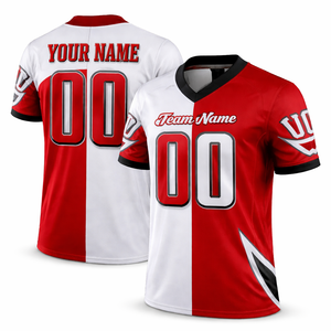 Camiseta de Fútbol Americano Personalizada, Impresión Digital, Manga Corta, Fabricante OEM de Marca Privada, Uniforme de Equipo para Adultos con Absorción de Humedad - Product Image 6