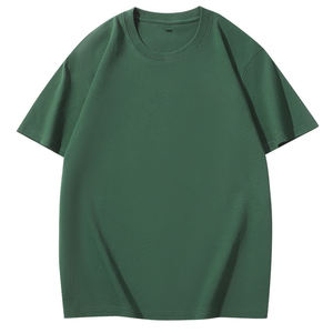 Camiseta de Algodón Peinado de 230g, Manga Corta, Holgada, para Parejas, con Logotipo Bordado Personalizado, Precio de Fábrica en China y Bangladesh, OEM - Product Image 3