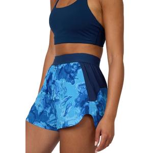 Shorts de Yoga Personalizados al por Mayor para Mujer, Cintura Media, con Cinturón, Spandex, Nailon, Shorts Deportivos para Entrenamiento y Deportes - Product Image 2