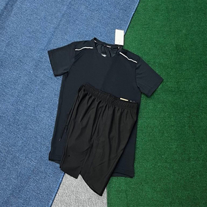 Camiseta Deportiva Transpirable para Hombre con Logotipo Frontal, Manga Corta, Absorbe la Humedad, Protección UV, Ropa Deportiva Lisa - Product Image 5