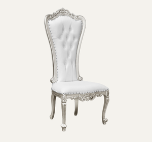 Chaise Trône Élégante en Bois Massif Faite à la Main et Durable pour Mariages de Luxe, Hôtels, Salons et Appartements - Product Image 2