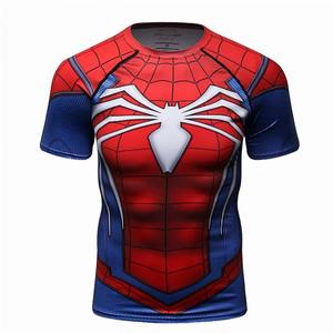 Camiseta Deportiva Unisex de Compresión, Manga Larga, Impresión 3D, Transpirable, Antibacteriana, Ecológica, con Logotipo Personalizado, para Gimnasio, Venta al Por Mayor - Product Image 1