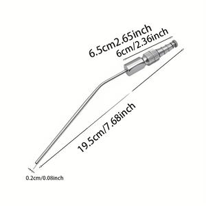 Cánula de Succión Médica Frazier, Cánula de Aspiración para Anestesia, Succión Frazier Reutilizable para Uso en Maquinaria, Aprobada por ISO - Product Image 4
