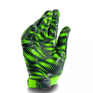 Lightweight Breathable 100% Leather Custom American Football Gloves with Team Logo and Best Price - Product Image 2