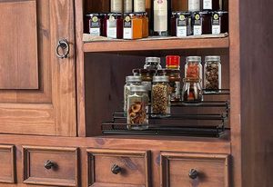 4-Tier Metal Spice <b>Rack</b> <b>Storage</b> Holder – Space-Saving Kitchen Organizer - Product Image 3