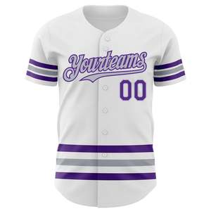 Uniforme de Béisbol 2025, Diseño OEM, Transpirable, 100% Poliéster, Venta al Por Mayor, Uniforme Masculino de Moda con Logotipo Personalizado - Product Image 2