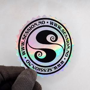 Autocollants holographiques irisés personnalisés, graphiques réfléchissants pour fenêtres et étiquettes en vinyle imperméables, vente en gros OEM sur mesure - Product Image 2