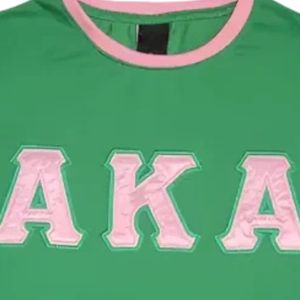 Camiseta Verde Clásica de Satén con Letras Estampadas para Mujer, Top Gráfico Casual de Manga Corta, Ropa de Moda para Uso Diario, Prenda Elegante - Product Image 3
