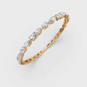 Bracelet de tennis en forme de papillon Evergreen en moissanite pour acier inoxydable/argent/or certifié – Tendance unisexe, vente en gros - Product Image 5