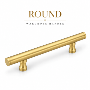 Round <b>Wardrobe</b> Handle With Matte <b>Antique</b> Finish Decorative Furniture Pull For Cabinet Doors Drawers And Interior Hardware - Product Image 3