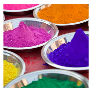 Poudre de couleur Holi écologique à base de plantes et sans produits chimiques, livraison rapide, emballage de 50 kg pour utilisation en extérieur lors de Halloween - Product Image 1