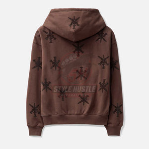Sweat-shirts à strass pour hommes de haute qualité à prix de gros, vêtements d'hiver basiques, séchage rapide, respirants - Product Image 6