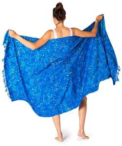 2024 Women's Customized Printed Swim <b>Sarong</b> Beachwear Cover Ups with Animal Pattern Single Piece Indonesian <b>Sarong</b> MOQ 2pcs - Product Image 4