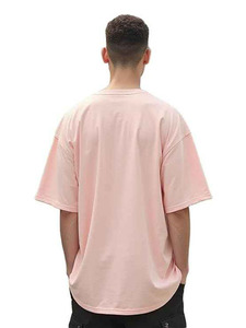 Camiseta de algodón extragrande para hombre, corte holgado y relajado, cuello redondo, manga corta, tela transpirable y suave, estilo casual y urbano para verano. - Product Image 2