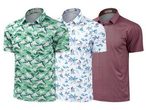 Camisetas Hawaianas de Alta Calidad, Fiesta Hawaiana, Spandex/Poliéster para Hombre, Cuello Redondo, Aloha Beach, Camiseta Tropical de Verano para Hombre - Product Image 5