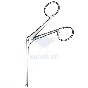 Pinzas microquirúrgicas para oído, lado izquierdo, con longitud de eje de 80 mm, longitud de copa de 0.6 mm y ancho de copa de 0.5 mm, instrumento quirúrgico de precisión para otorrinolaringología - Product Image 5
