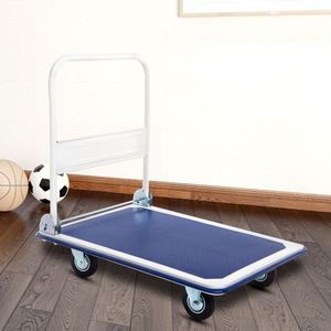 รถเข็นพับได้แบบมีแท่นวาง รับน้ำหนักได้ 660 ปอนด์ สำหรับยกและขนย้ายสิ่งของหนัก - Product Image 3