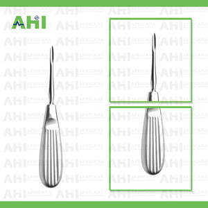 เครื่องถอนรากฟันไฮลิน ทวิสต์ 3 มม. แบบแมนนวล ทำจากสแตนเลสสตีล พร้อมปลายสีน้ำเงิน ได้รับการรับรองมาตรฐาน CE ระดับ I ด้ามจับออกแบบตามหลักสรีรศาสตร์สำหรับทันตกรรม รุ่น AHI AHI-6101 - Product Image 3