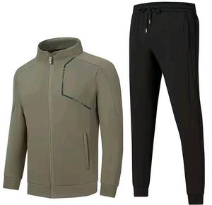 2026 Custom men's casual solid color winter two-piece <b>jumpers</b>, hoodies, and sweatpants - Product Image 2